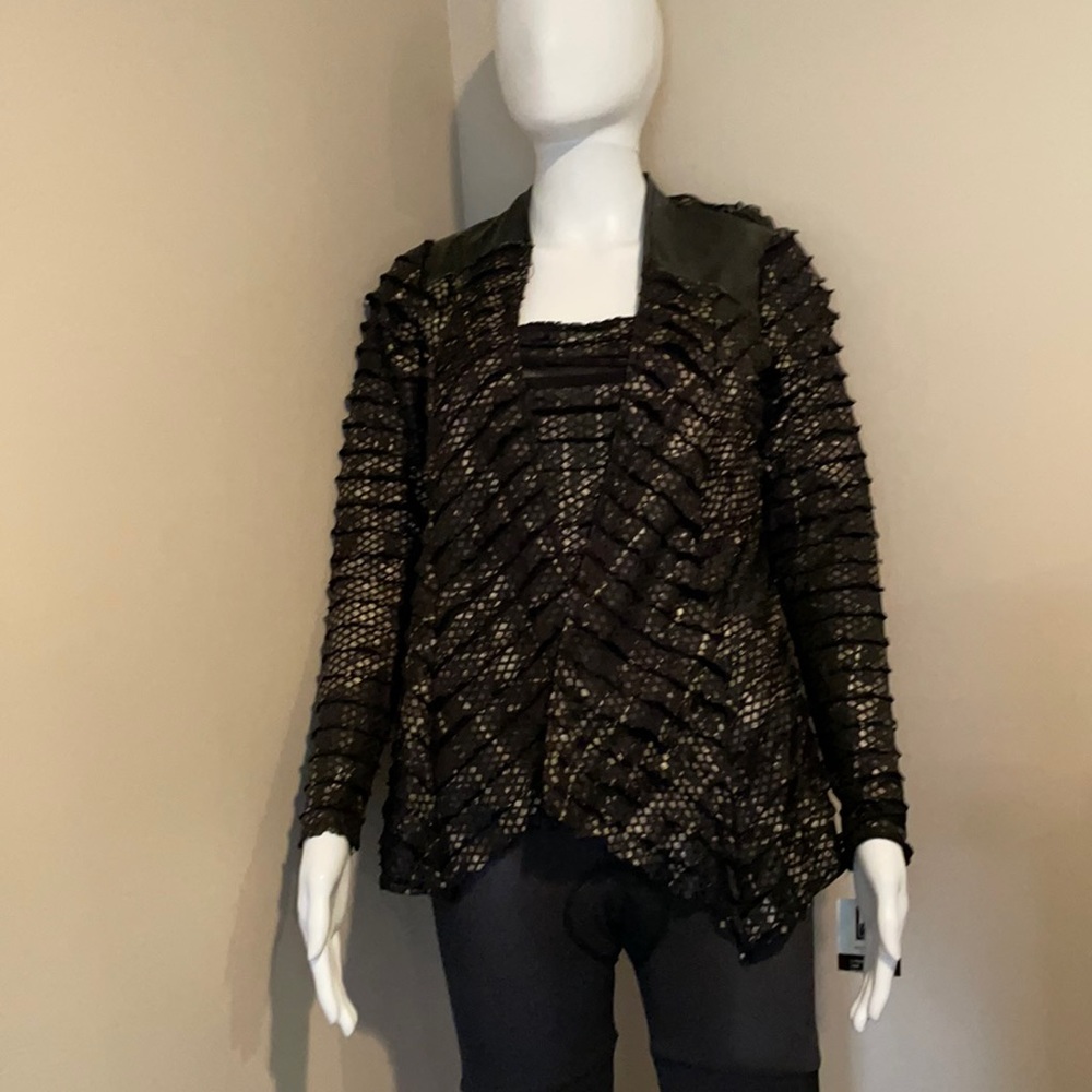 Frank Layman 2 piece tank top with jacket. NWT